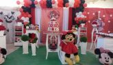 Aluguel decoração da minnie vermelha